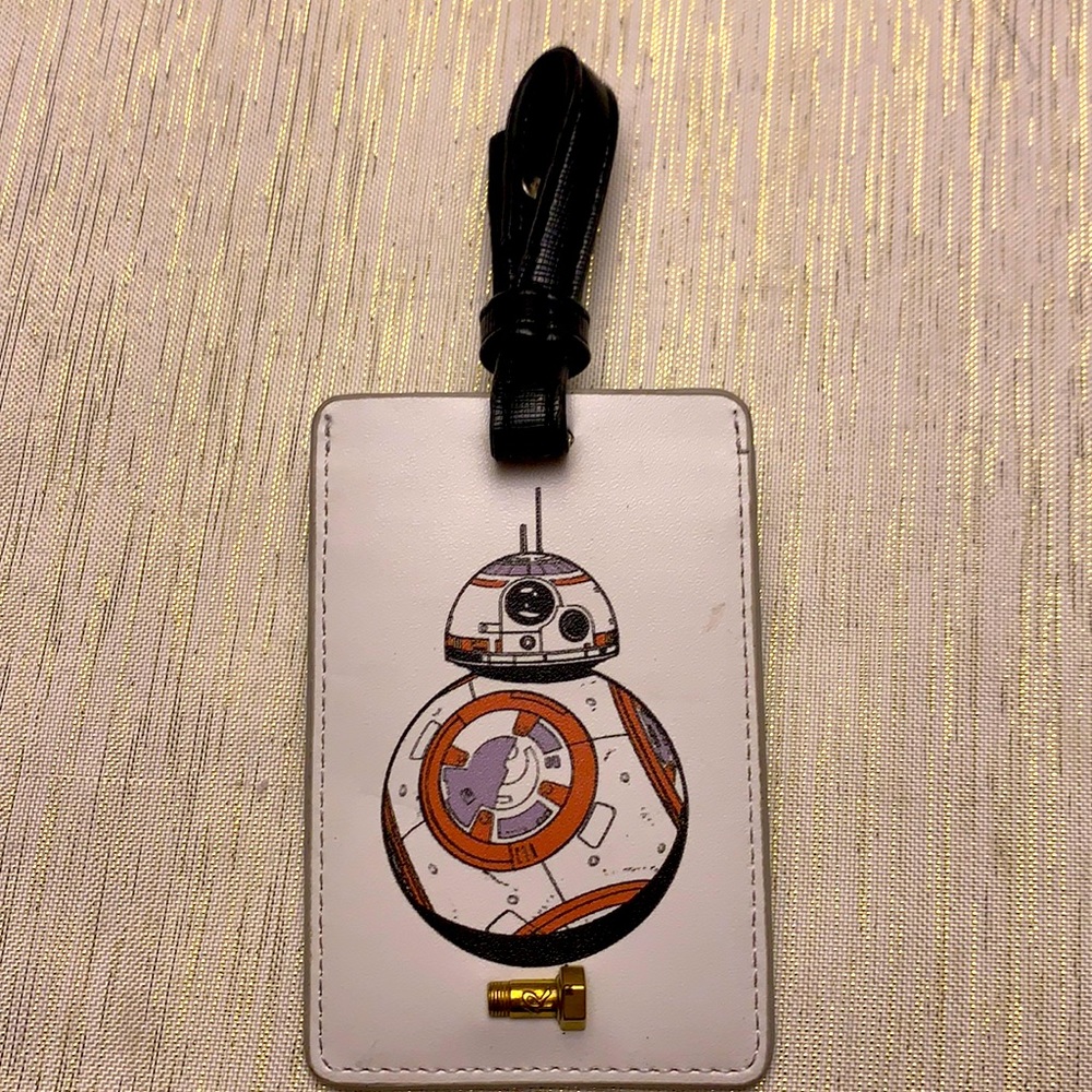 NWOT Disney parks Star Wars BB8 luggage tag